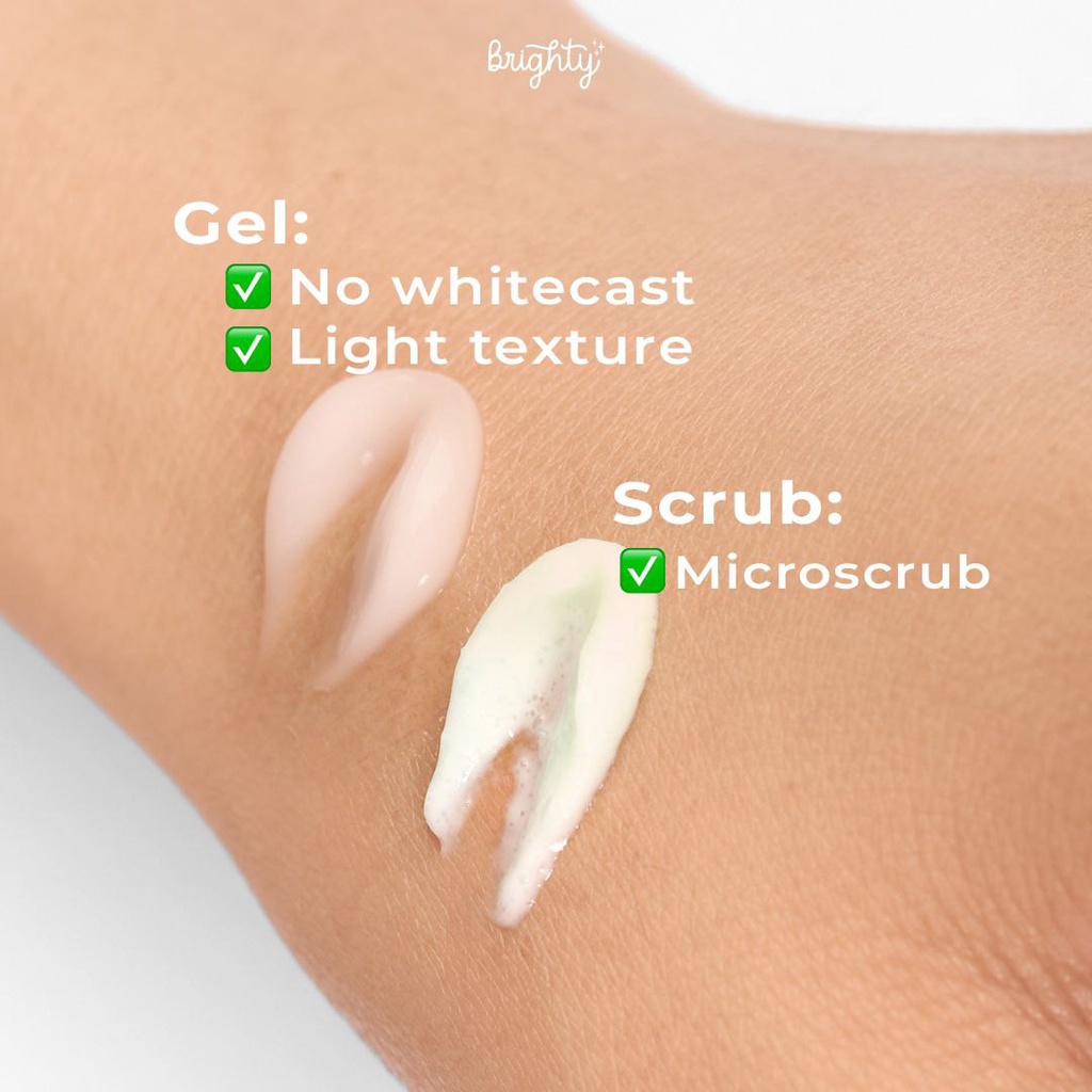 Brighty Glowing Underarm X Underarm Scrub Paket Pemutih
