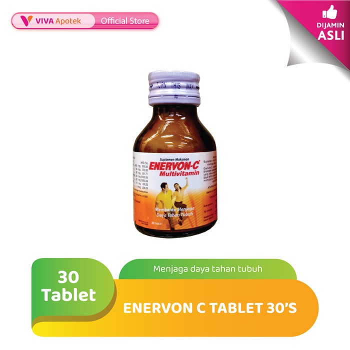 Enervon-C Multivitamin untuk Daya Tahan Tubuh (30 Kapsul)