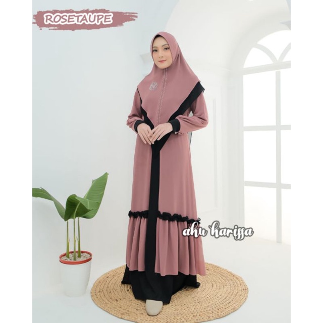 RADIYAH PRISILA NAYSILA AKU KARISSA GAMIS SET KHIMAR TERBARU CERUTY PREMIUM SERAGAMAN RESELLER