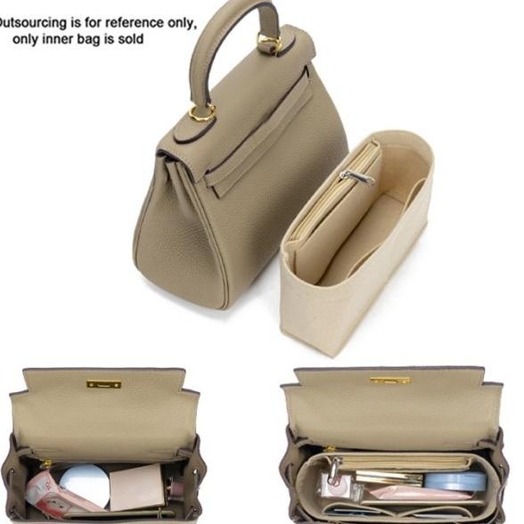 Felt Bag organizer for kellie / insert bag