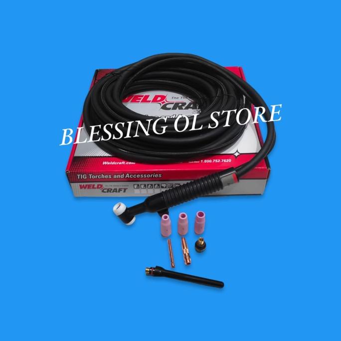 Tig Torch Weldcraft stang las argon wp26 v wp26v Weldcraft Original