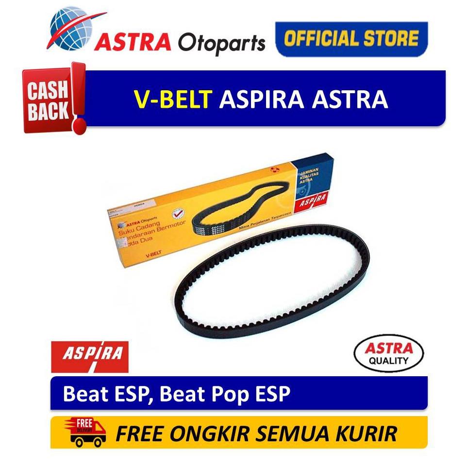 V-Belt Aspira Astra (V-Belt Only) Untuk Motor Beat Esp, Beat Pop Esp