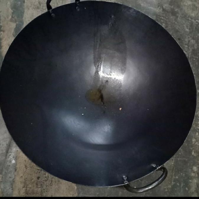 '+'+'+'+] wok/wajan plat baja hitam 45cm