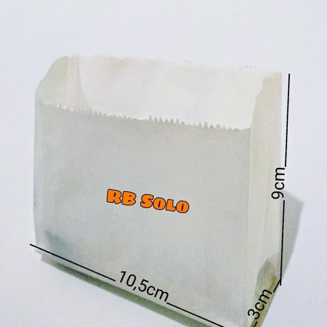 best produk] Paper Bag Kantong Bungkus Burger Kentang Donut (isi 100)