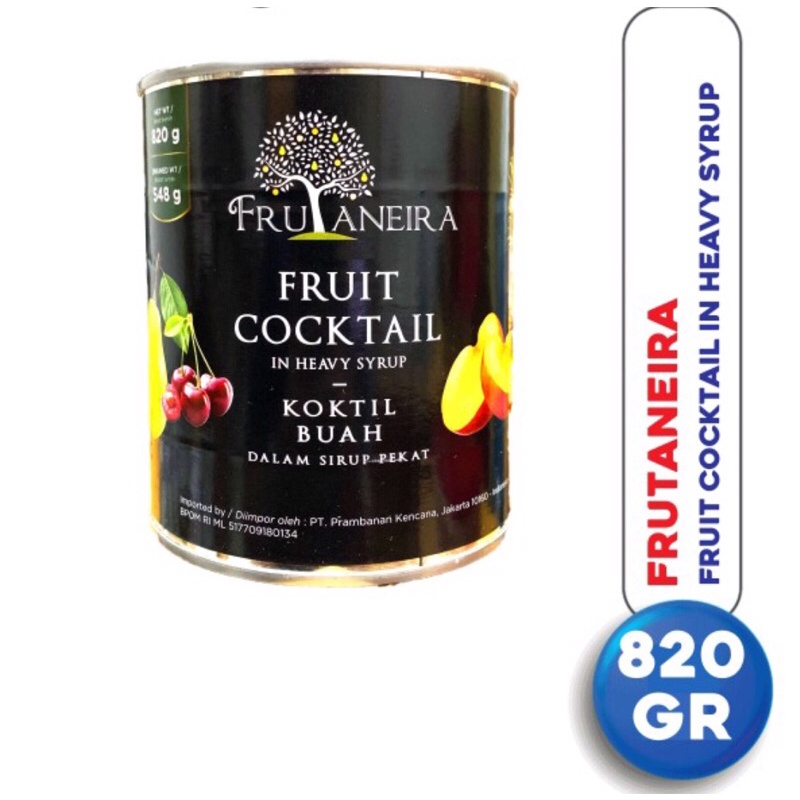 Frutaneira Fruit Cocktail 820 gr Heavy Syrup Koktil Buah