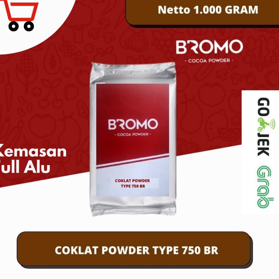 

STAR BRANDS BROMO Kakao Powder BR 750| Semi-Dark Coklat 100% ASLI Cocoa !