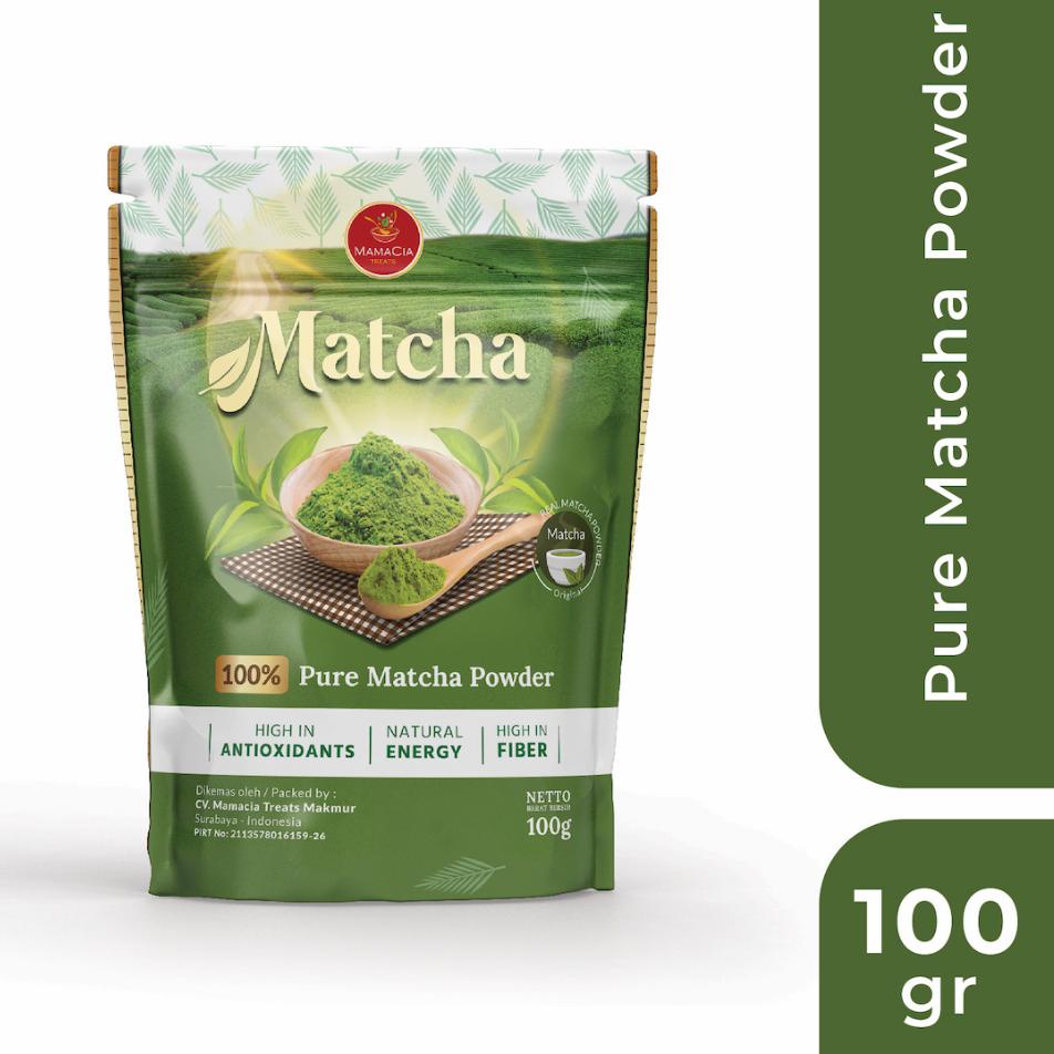 

Grosiran Murah Mamacia Treats Organic Matcha Powder 100% Pure Matcha Bubuk Green Tea !!