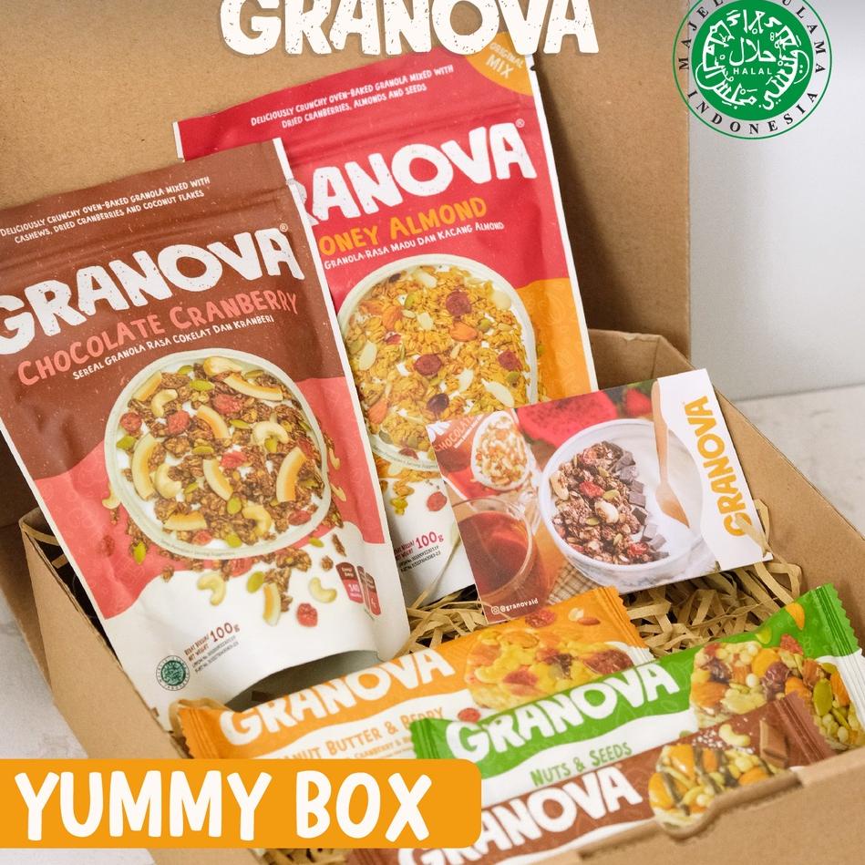 

Bisa COD Yummy Box - Granova Gift Box / Snack Box / Kado Ulang Tahun / Kado Wisuda murah