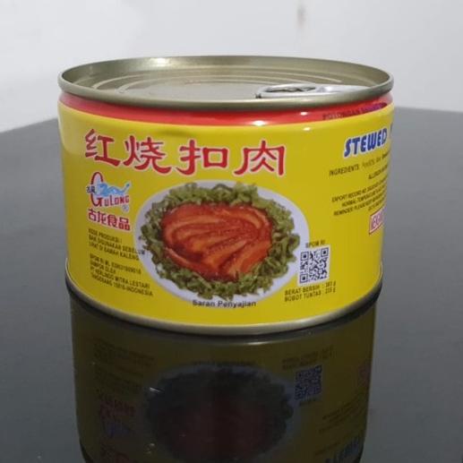 

✨COD✨ Gulong Stewed Pork Slice 383 gr Kaleng Daging Babi Samcan murah