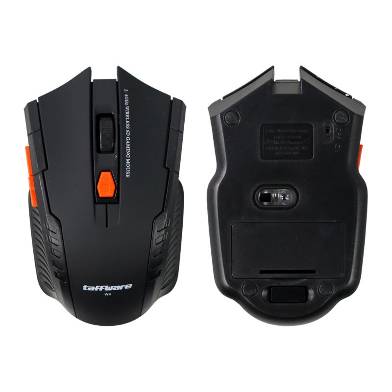 Taffware Fantech Mouse Gaming Wireless 2000 DPI - W4 - Black