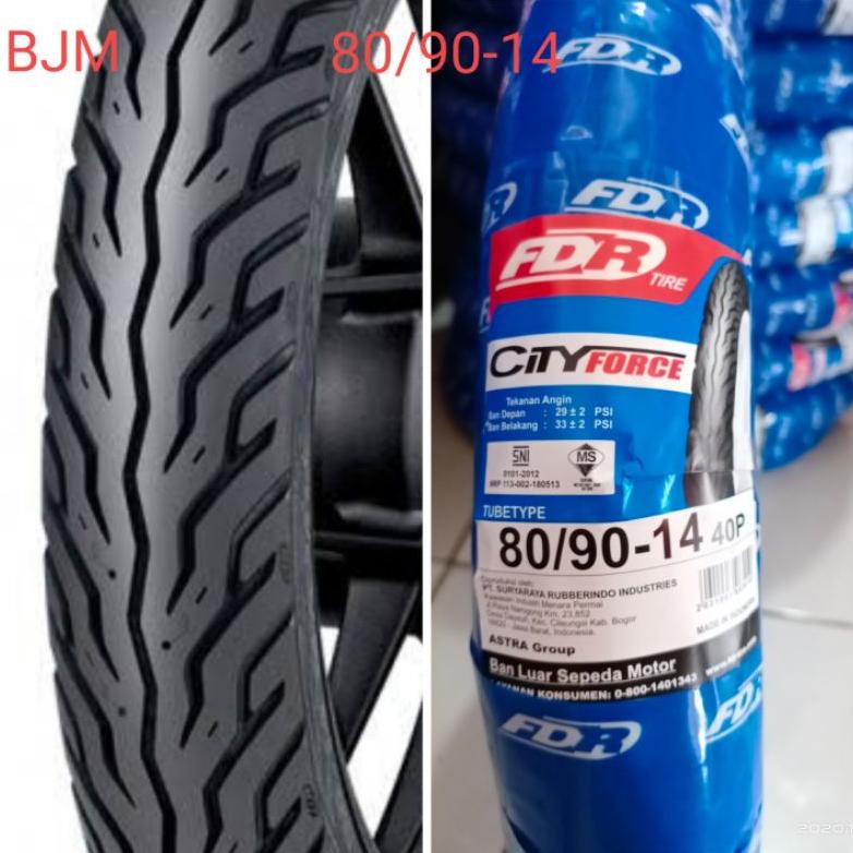 Terjangkau - ban luar yamaha belakang 80/90-14 mio,  mio soul,  mio j,  mio GT FDR CityForce ,,