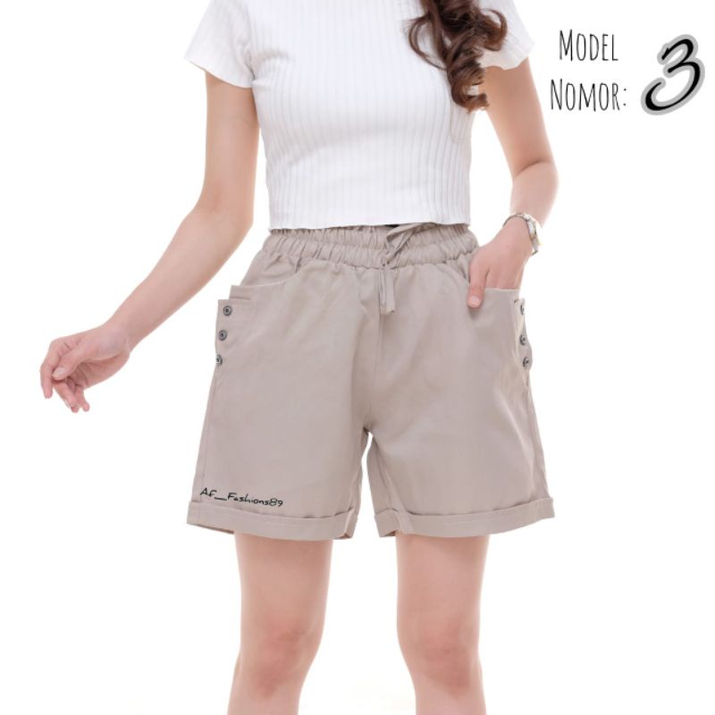 Celana Pendek Wilona hotpant Korea style