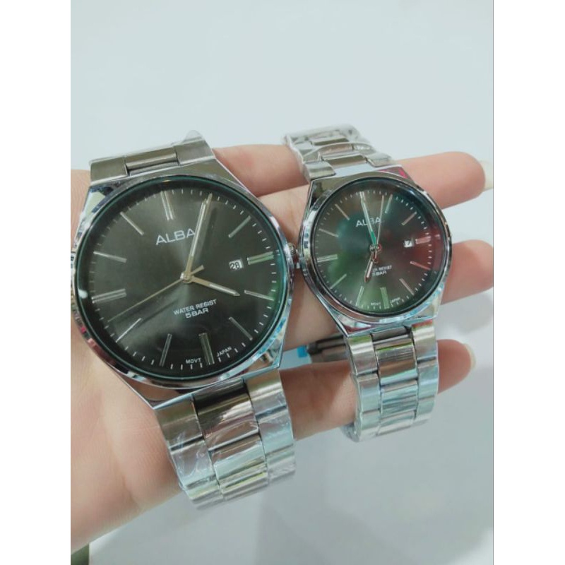 JAM TANGAN COUPLE AB TANGGAL AKTIF