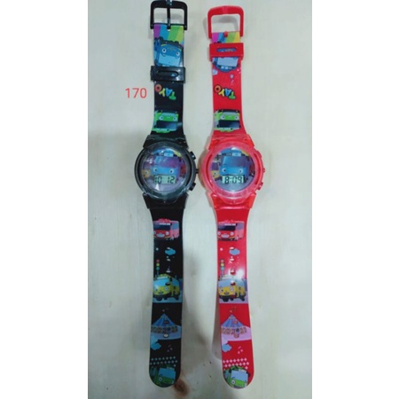 Jam Tangan Anak Laki Laki Murah Digital Lampu Musik Karakter 170