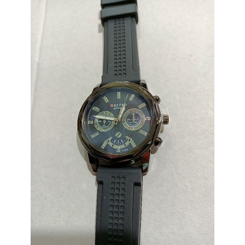 JAM TANGAN PRIA JAM TANGAN FASHION KARET ANALOG TALI RUBBER