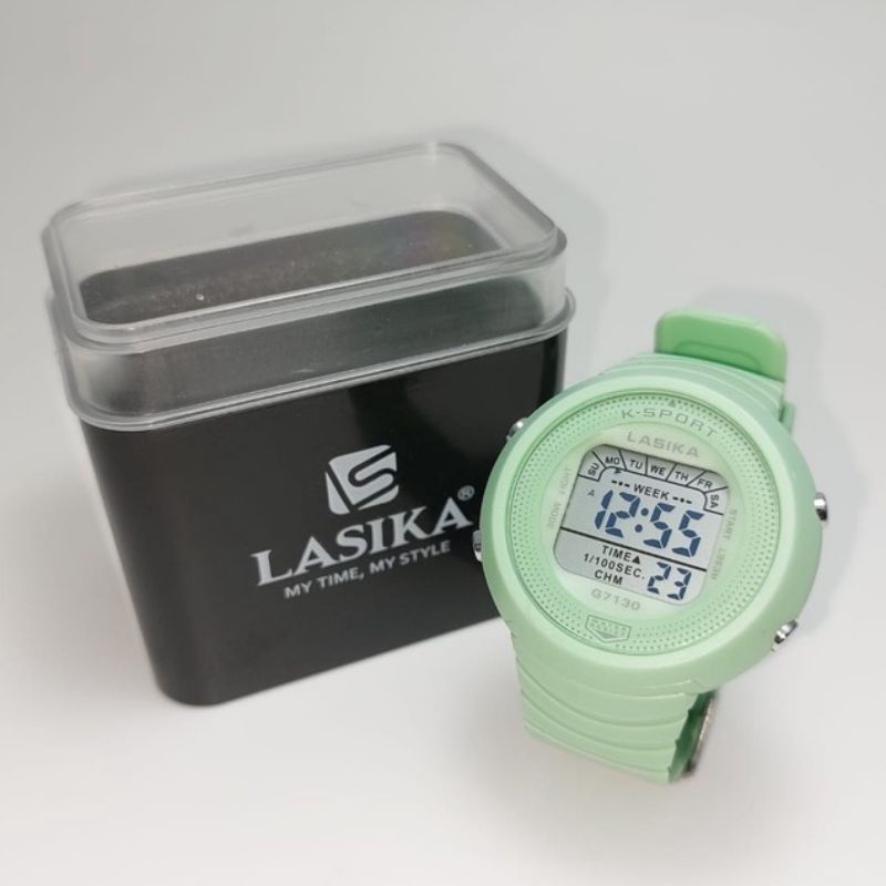 Jam Tangan Anak Perempuan Digital  Lasika G7130 7130 Terbaru Waterproof Anti-Air
