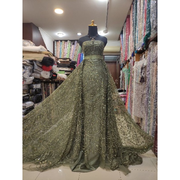 Kain Tile Ziad Nakad Sequin Dress Sapto Payet Army