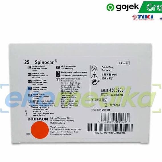 B BRAUN Spinocan No.25