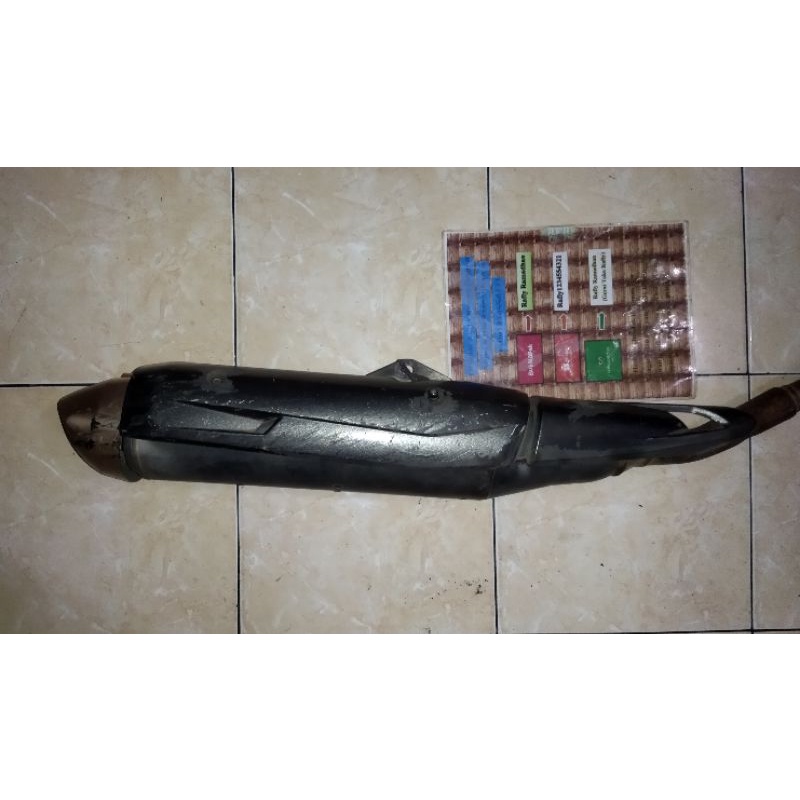 knalpot yamaha mx king mx 150 standar ori yamaha