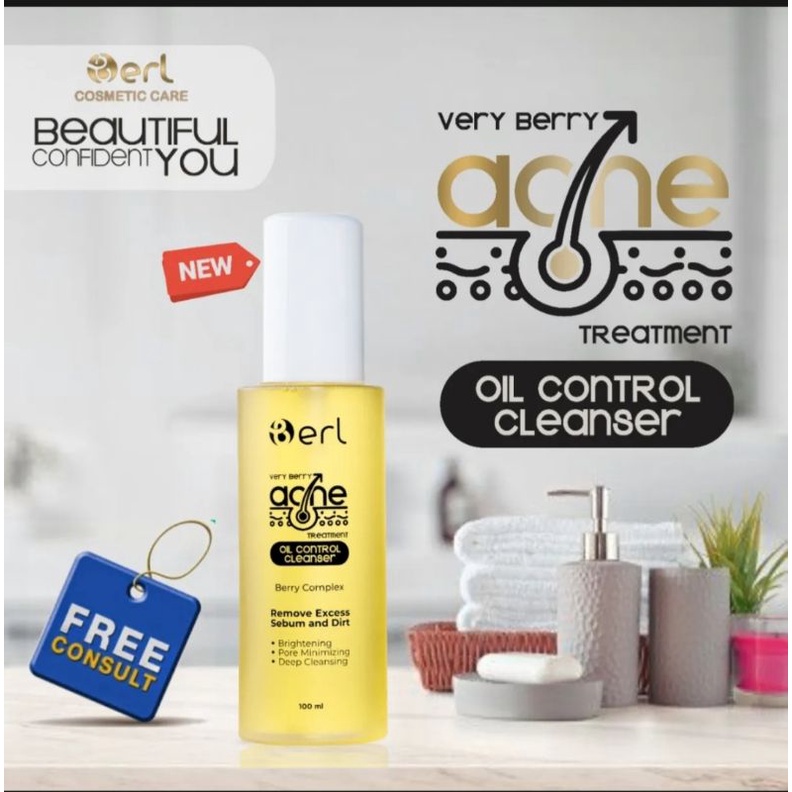 Facial Wash Acne Berl Skincare Untuk Kulit Berminyak Dan Jerawat