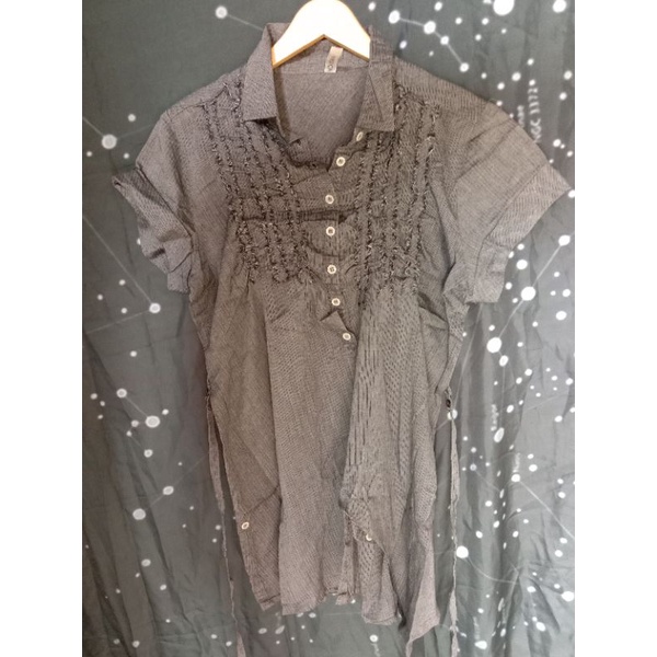 THRIFT BLOUSE LENGAN PENDEK / TOP WANITA