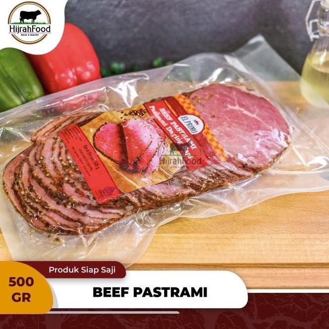

Beef Pastrami Sliced Smoked & Seasoned / Daging Sapi Pastrami Slice Toko_Quirinus