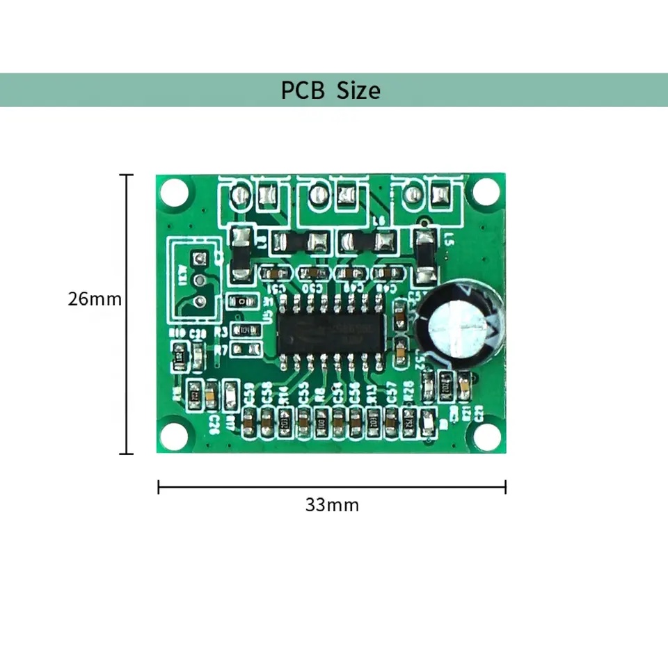 Mini Power Amplifier Modul Stereo 2x15W Board Car Audio 7-16V