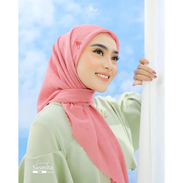 Sasmita scarf Arrafi kekinian terlaris segiempat