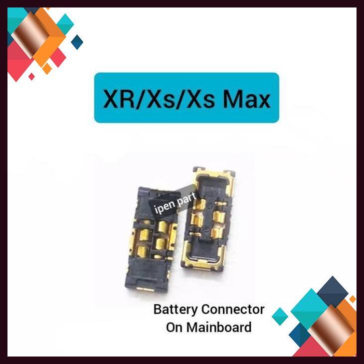 KONEKTOR BATERAI IPHONE XR XS MAX ORIGINAL CONNECTOR BATTERY DI MESIN [IXP]