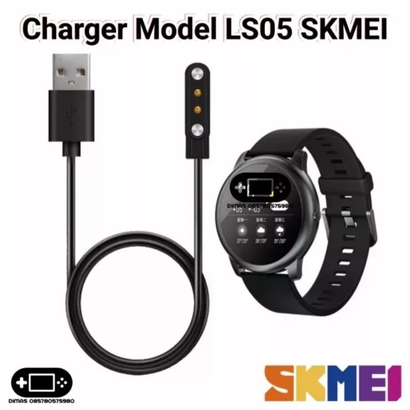 Charger Model LS05 SKMEI Charging H30 L8 Kabel USB Smartwatch H 30