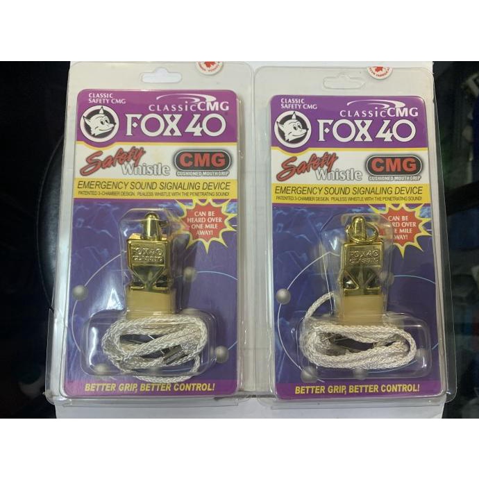 Pluit peluit FOX 40 CMG CROME + Tali