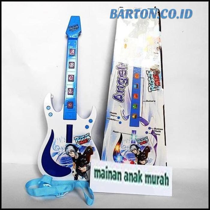 

MAINAN GITAR ALAT MUSIK ELEKTRIK MAINAN ANAK ANGELO GUITAR !