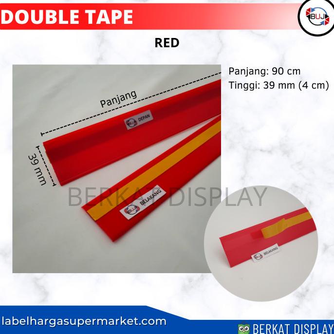 

Label Harga/Price Tag/Card/Data Strip/Price Rail Double Tape