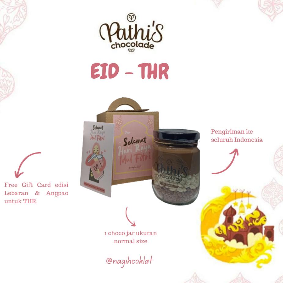 

Termurah ⭐✔️ Eid Hampers THR Pathis Chocolade Lebaran/Ramadhan (Choco Crunchy in Jar - Cemilan Cokelat Lumer) - @nagihcoklat