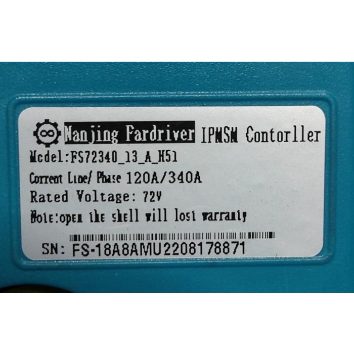 Terlaris Hokie Nanjing Fardriver Nd72300 Bldc Sepeda Motor Listrik Programmable