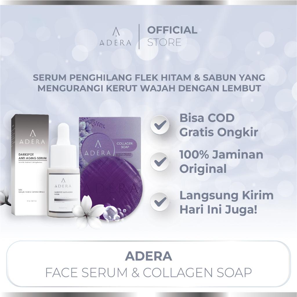 Paket ADERA DARKSPOT ANTI AGING SERUM AD Penghilang Flek Hitam Kusam