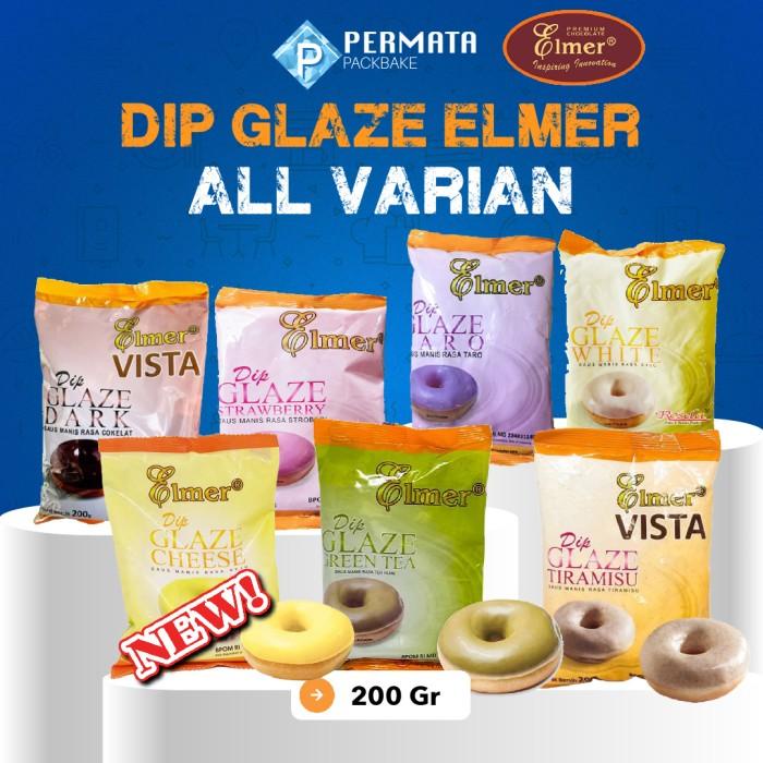 

Terlaris Dip Glaze Elmer 200 Gram (Greentea/Taro/Tiramisu/Strawberry/Chocolate)