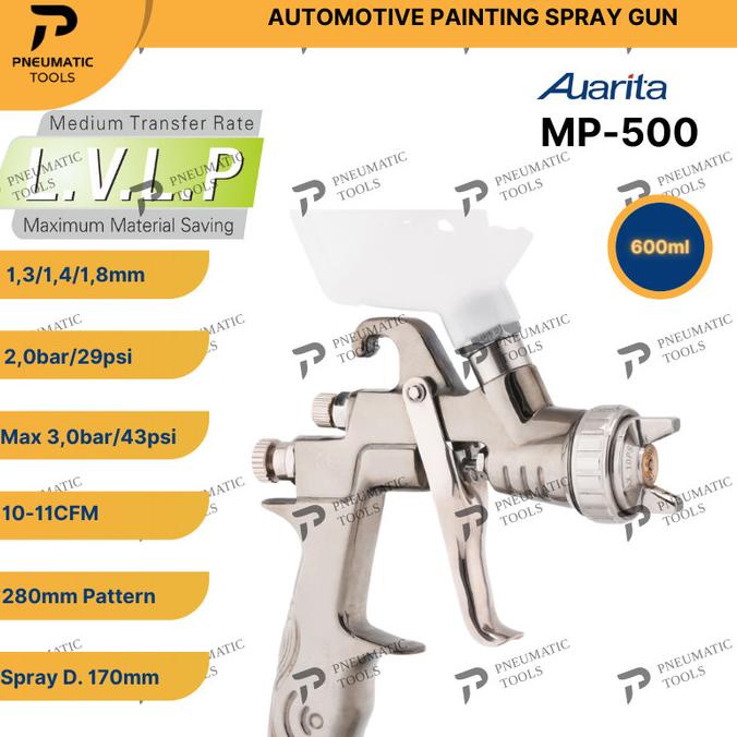 Spray Gun Auarita Mp500 Lvlp - Automotive Painting Spray Gun Mp-500