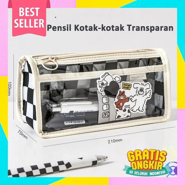 

Tas Pensil Waterproof Kuromi Ungu Fantasi Lucu Transparan Pencil Bag Desgrip Pensil Sekolah Viral Dusgrib Tempat Pensil Cewek Karakter Tempat Pensil Aesthetic Kotak Pensil Anak Perempuan Korean Style Pensil Case/Kotak Alat Tulis/Tempat Pensil Kotak-Ko