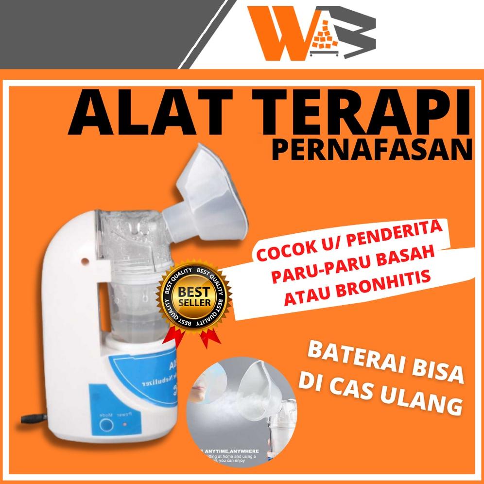 Nebulizer Inhaler Alat Kesehatan Terapi Pernafasan Asma Anak Lansia Dewasa Terapi Uap Ultrasonic D27