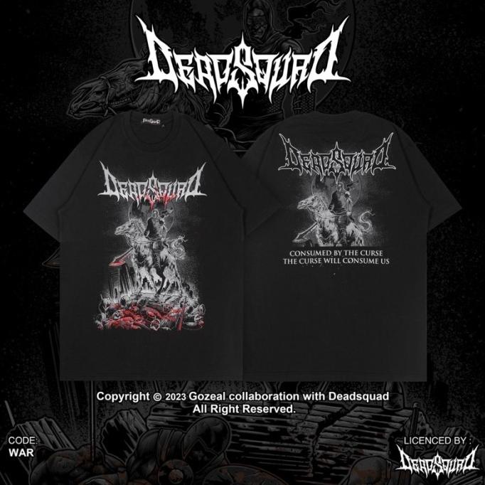 DEADSQUAD X GOZEAL - WAR | TSHIRT BLACK