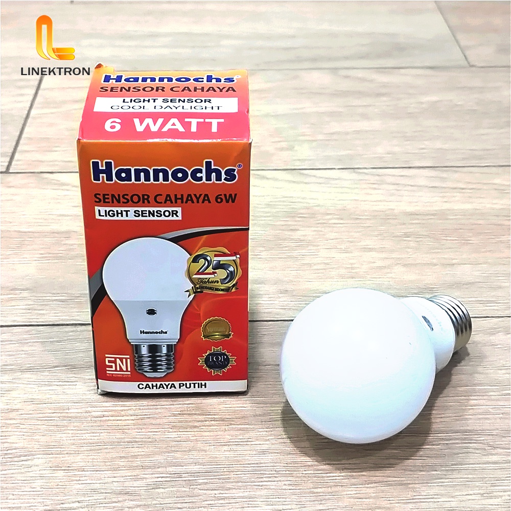 LAMPU LED SENSOR CAHAYA HANNOCHS / LAMPU LED LIGHT SENSOR HANNOCHS