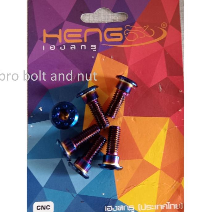 Baut Probolt Blue Stenliss Disc Cakram Depan Belakang Ninja RR Old