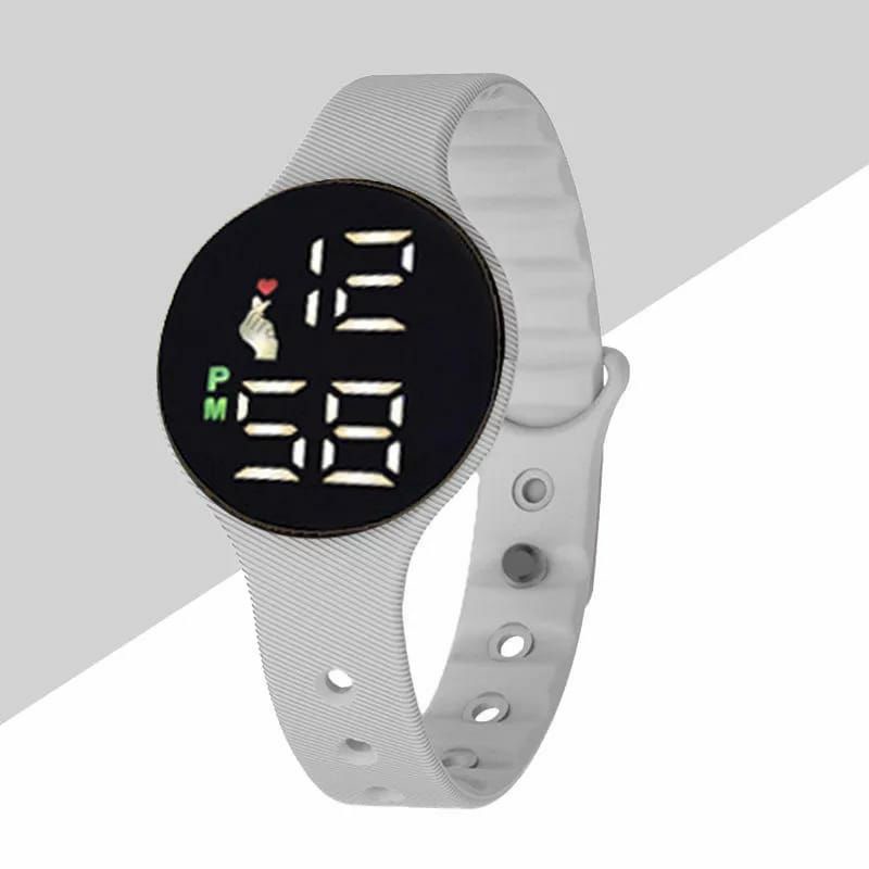 Jam Tangan Digital Led Rubber Anak Kasual Bisa COD