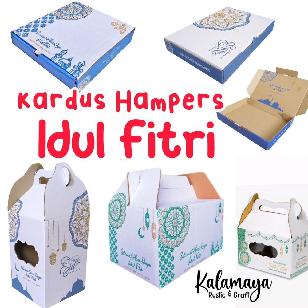 

Box Parcel Dus Jinjing Kardus Karton Kue Kering Hampers Lebaran Idul Fitri Eid Mubarak