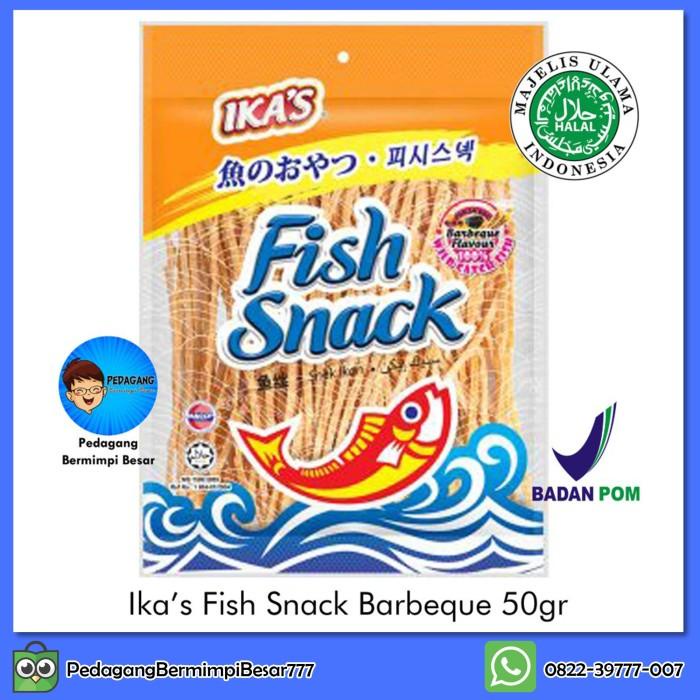 

Terlaris Ikas Fish Snack Bbq 50Gr | Snack Ikan Malaysia | Snack Lidi Ikan