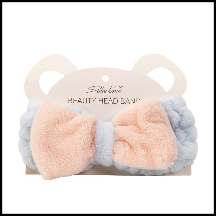 Kkv Dulce Luna Bowknot Hairlace Head Band Bandana Karet Rambut