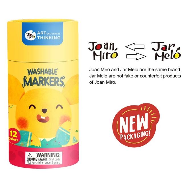 

Joan Miro Babyroo Washable Marker 12 color spidol warna spidol anak