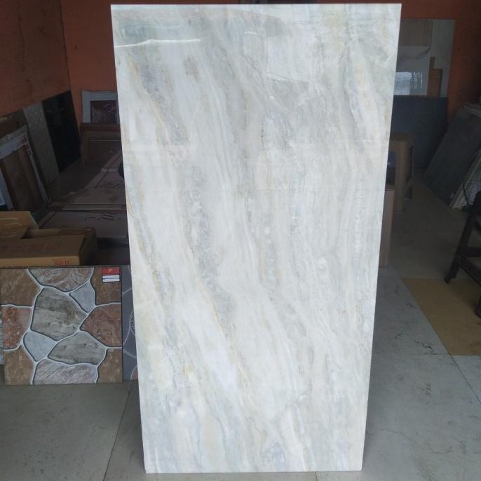 Granit 60X120 Motif Marmer Artic Grey Glossy By Indogress Kw Ekonomi