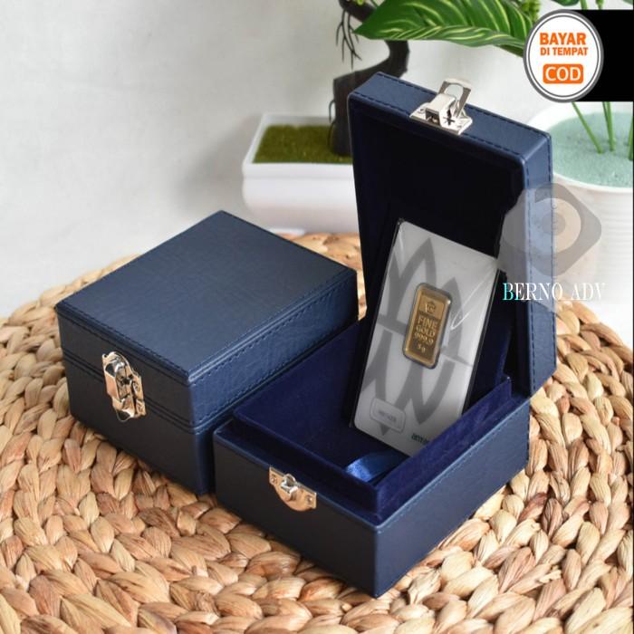 Terlaris Kotak Tempat Emas Antam / Box Logam Mulia Antam Berjahit / Mahar Emas